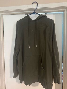 Army Green Motherhood Maternity Hoodie